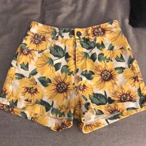 Sunflower Bullhead high waisted shorts